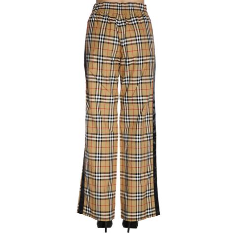 burberry multicolor pants|burberry trousers for women.